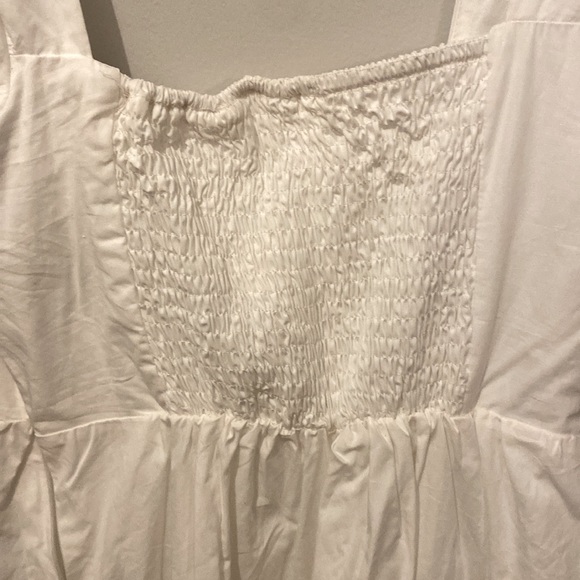 ASTR the label Poplin Tiered Puff Sleeve Midi Dress - Picture 6 of 8